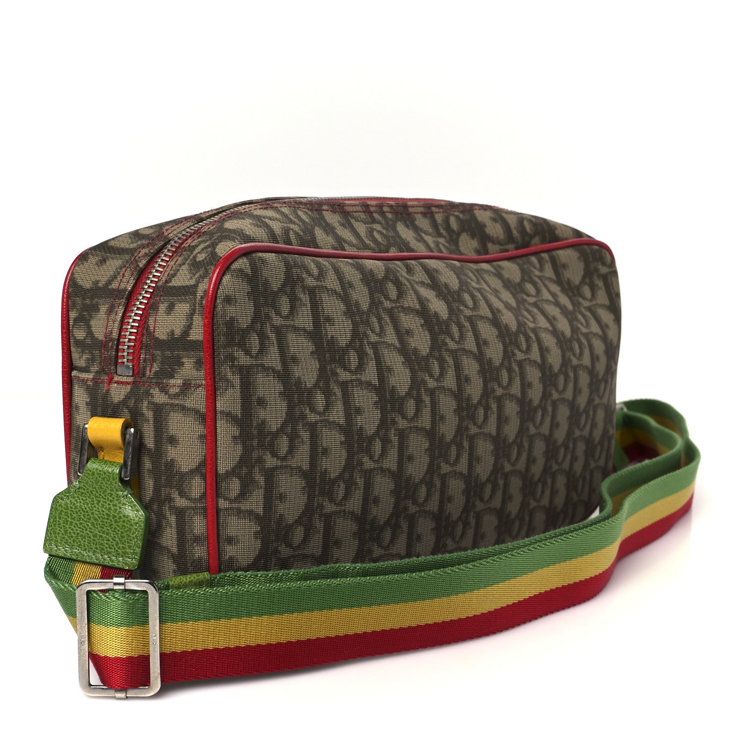 Christian Dior Monogram Rasta Messenger Bag Beige 3 of 10