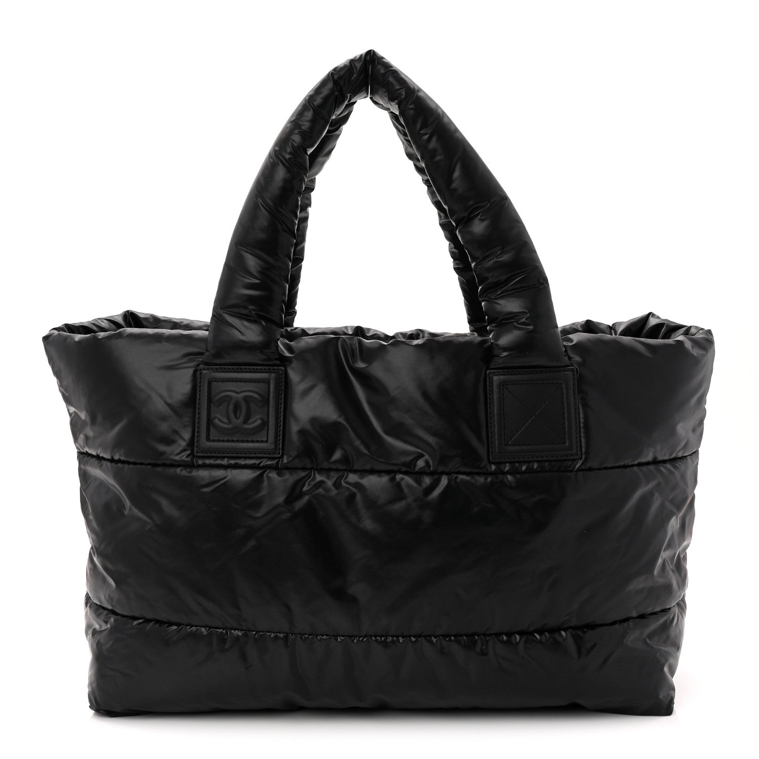 Chanel Nylon Quilted Medium Coco Cocoon Reversible Tote Black 3 of 17