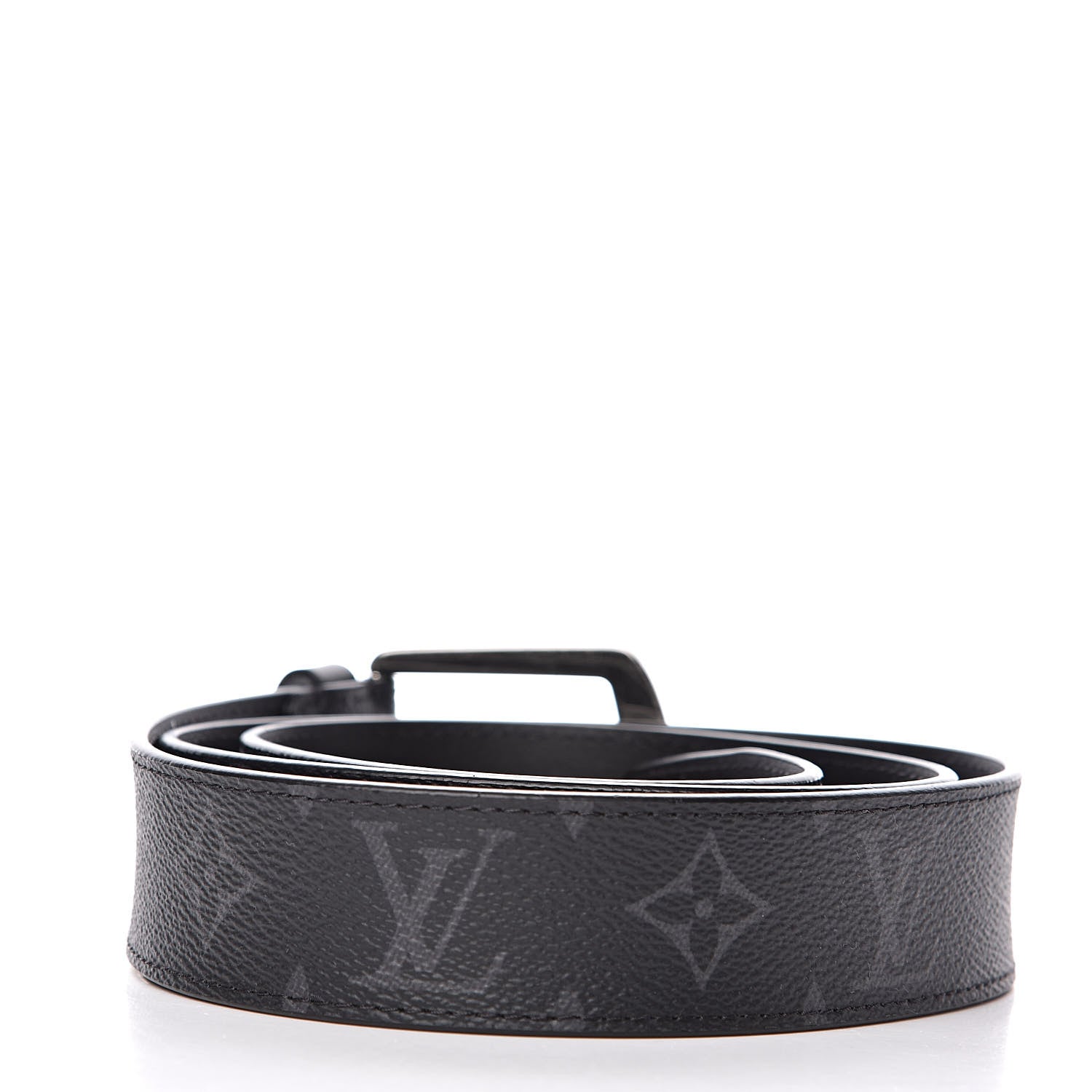 Louis Vuitton Monogram Eclipse Voyager 35 MM Belt 100 40 3 of 6