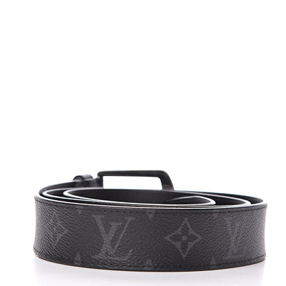 Louis Vuitton Monogram Eclipse Voyager 35 MM Belt 100 40 3 of 6