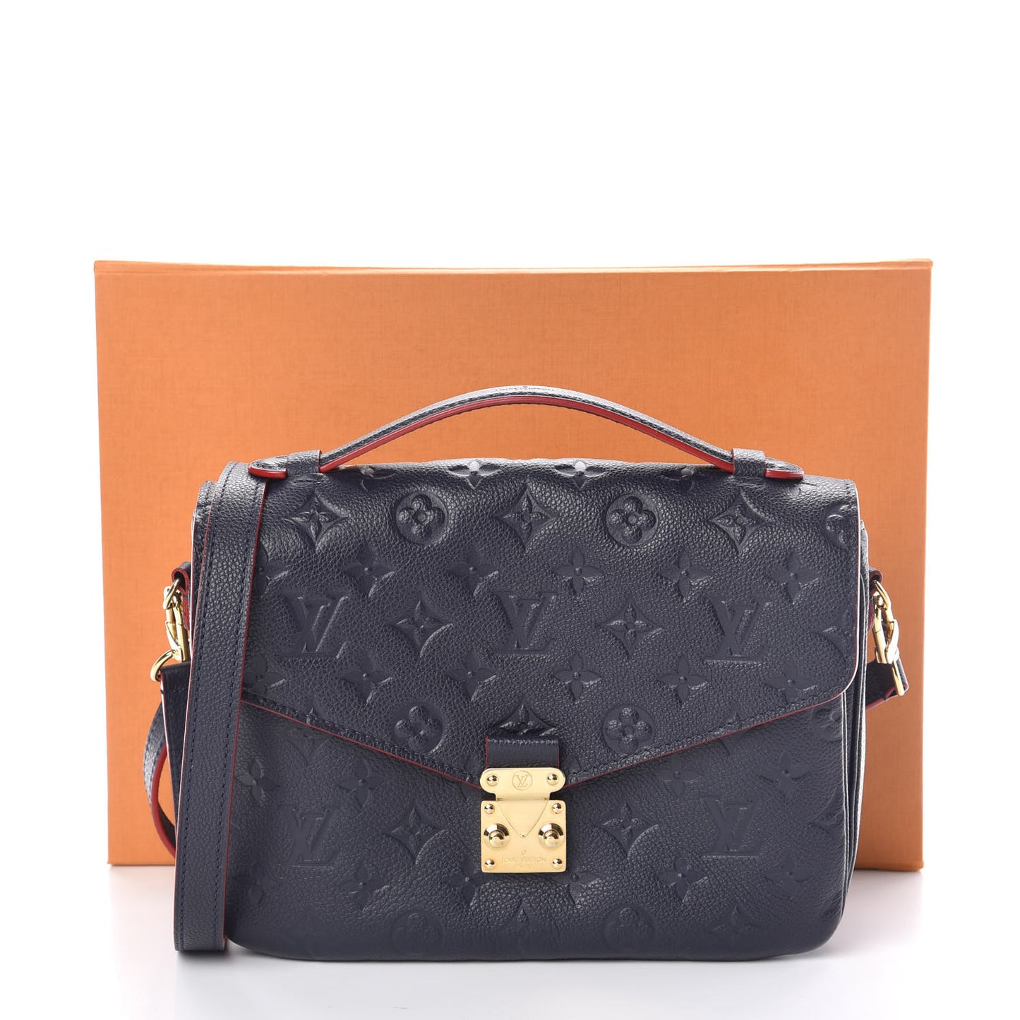 Empreinte Pochette Metis Marine Rouge