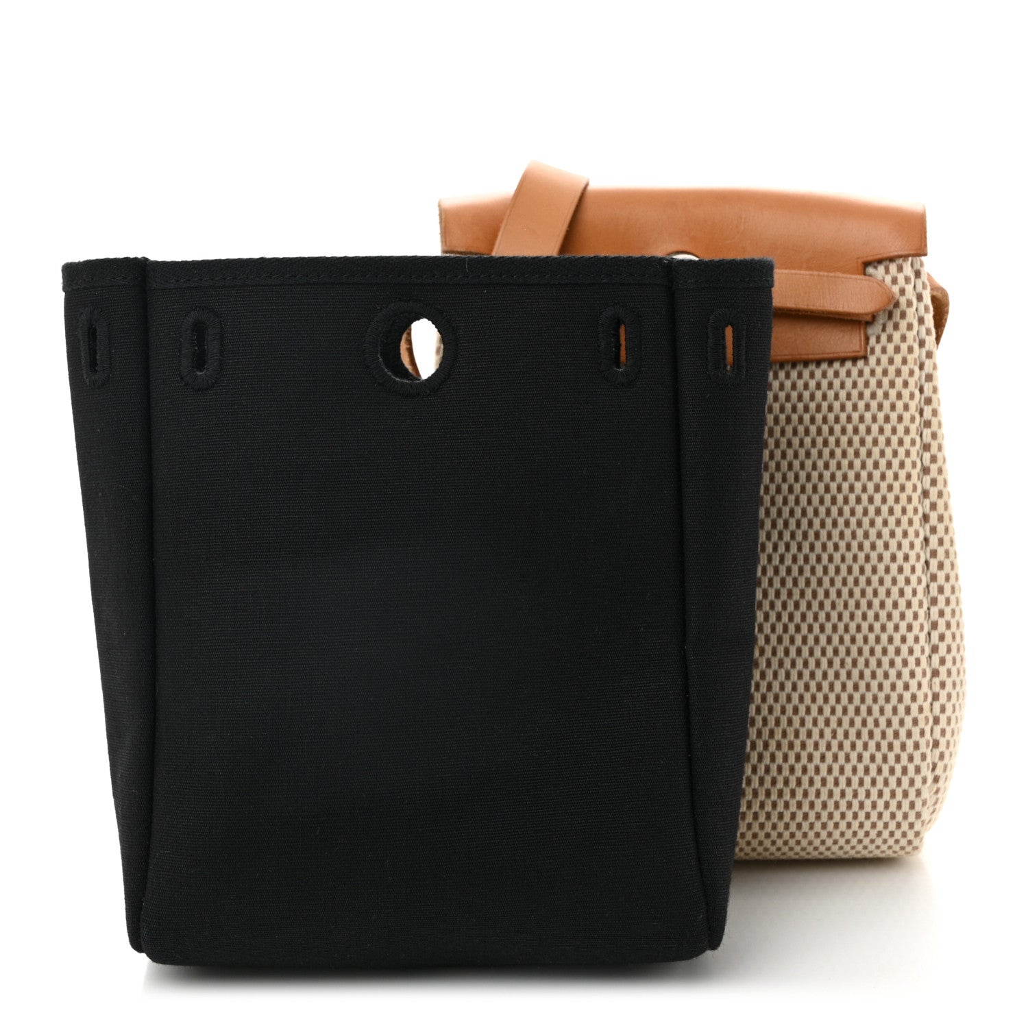 Hermes Toile Vache Calfskin Herbag TPM Natural 3 of 13