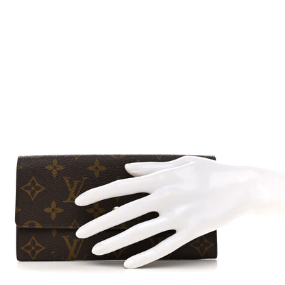 Louis Vuitton Monogram Sarah Wallet 2 of 11