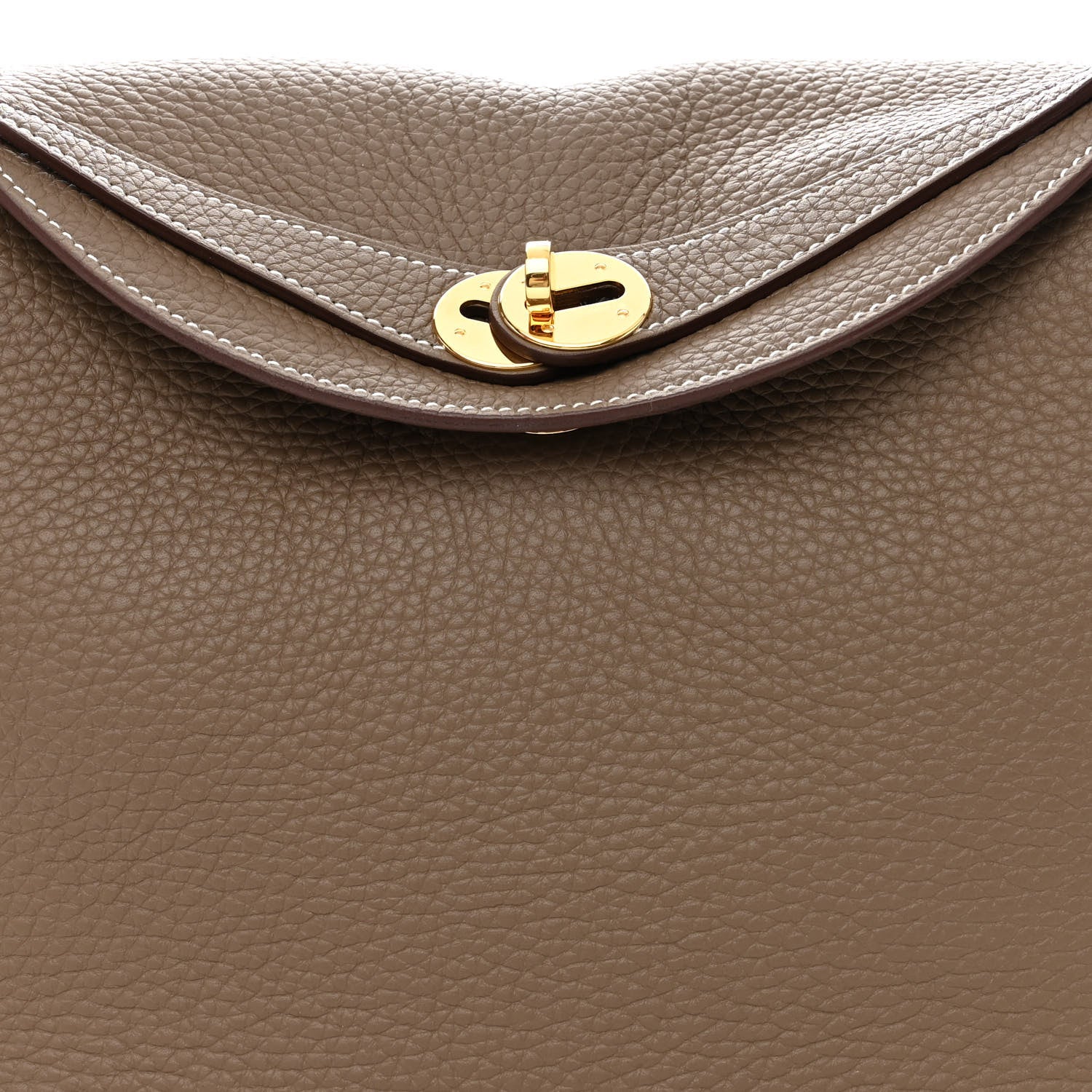 Hermes Taurillon Clemence Lindy 30 Etoupe 8 of 11