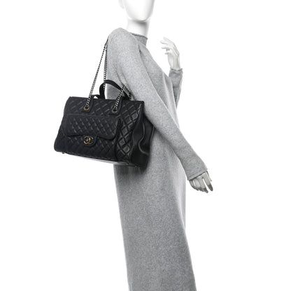Chanel Caviar Quilted Large Casual Pocket Tote Black 2 of 12