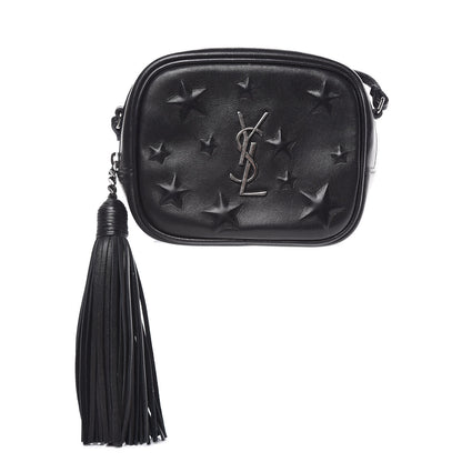 Saint Laurent Nappa Embossed Star Monogram Blogger Bag Black 1 of 13