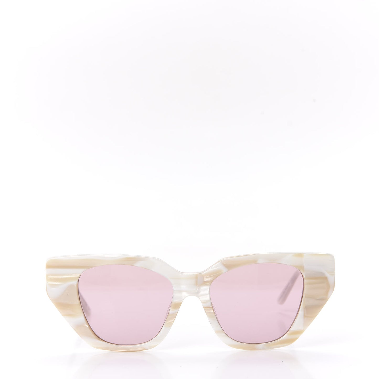 Crystal Embellished Cat Eye GG0641S Sunglasses White