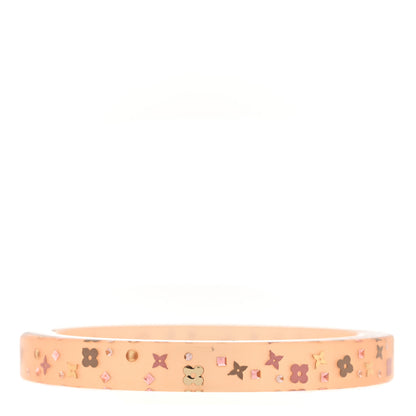 Louis Vuitton Resin Swarovski Inclusion Art Deco TPM Bracelet Beige 1 of 4
