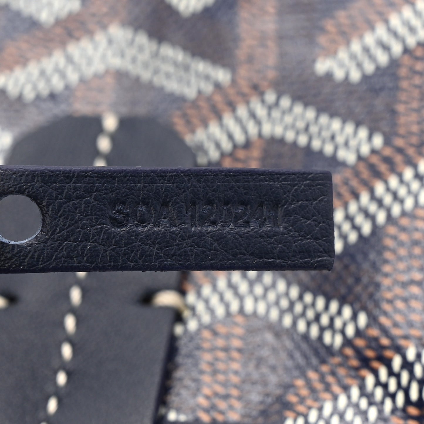 Goyardine Reversible Anjou PM Navy