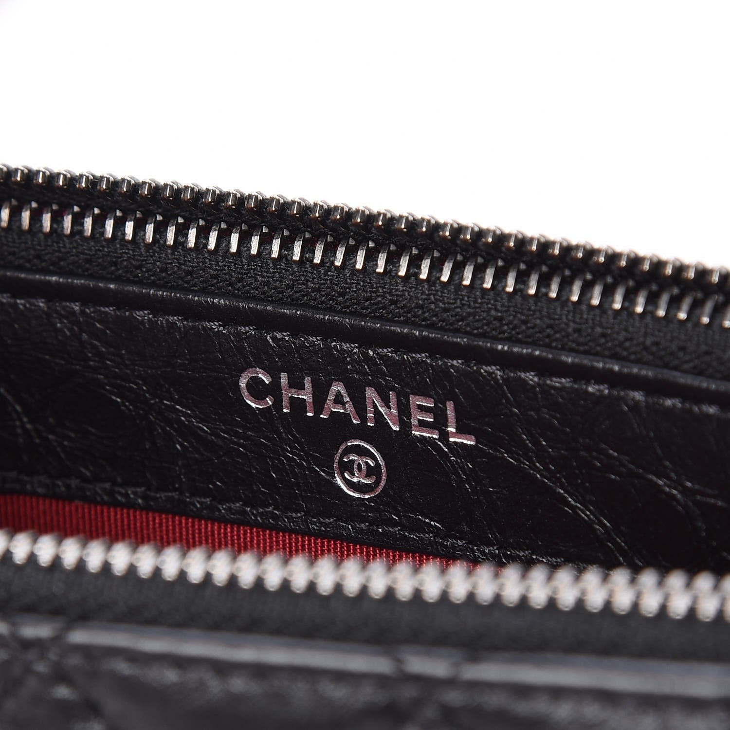 Chanel Aged Calfskin Quilted Small Gabrielle Clutch With Chain Black 6 of 9