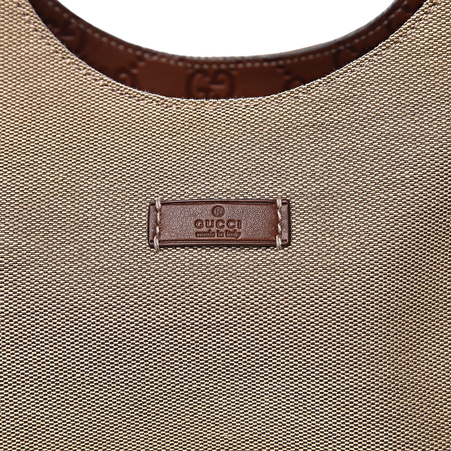 Gucci Canvas Guccissima Hobo Brown 13 of 13