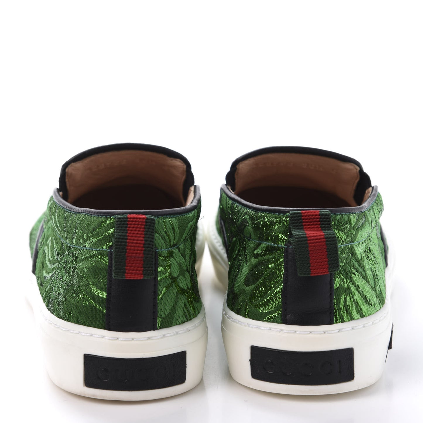 Brocade Ladybug Embroidered Slip On Sneakers 36.5