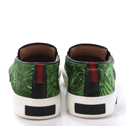 Gucci Brocade Ladybug Embroidered Slip On Sneakers 36.5 5 of 10