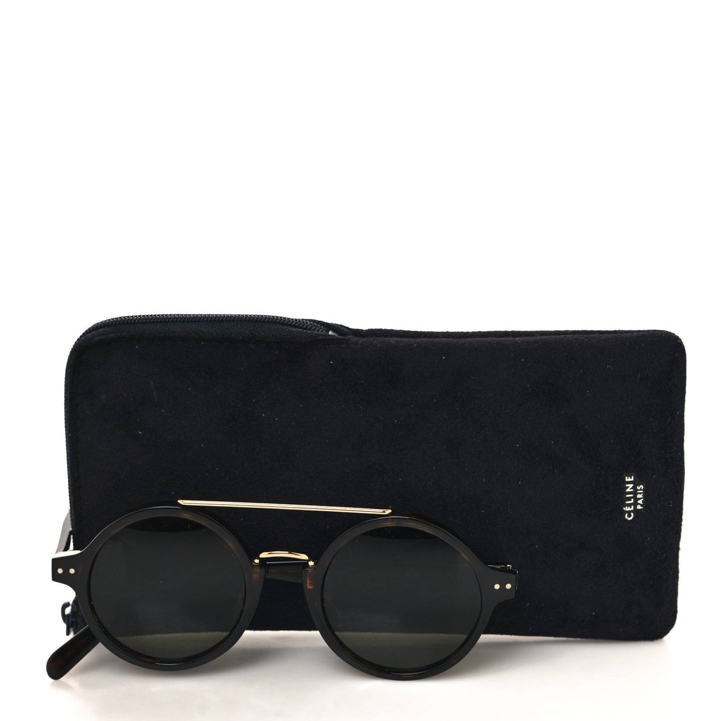 Acetate Round Sunglasses CL 41442/F/S Tortoise