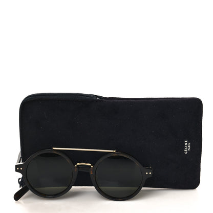 Celine Acetate Round Sunglasses CL 41442/F/S Tortoise 7 of 7