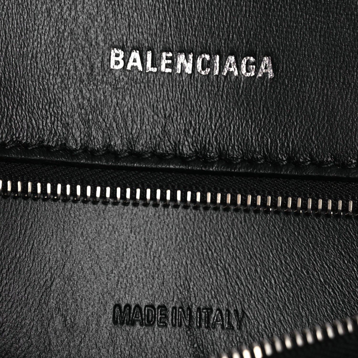 Balenciaga Shiny Box Calfskin Graffiti Logo Small Hourglass Top Handle Bag Black Silver 6 of 14