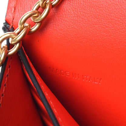 Givenchy Goatskin Edge Chain Wallet Aubergine 10 of 12