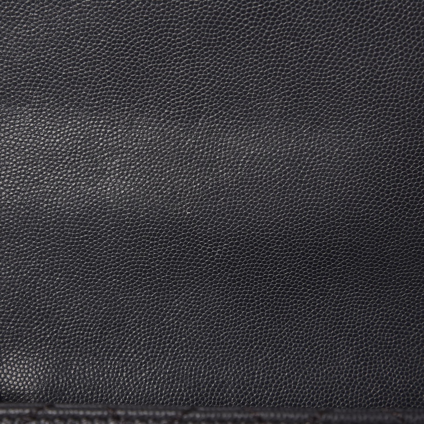 Caviar Quilted Large Coco Handle Flap Grey