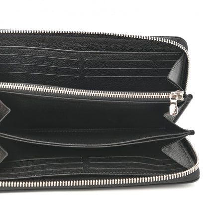 Louis Vuitton Calfskin Zippy Lockme Wallet Black 5 of 8