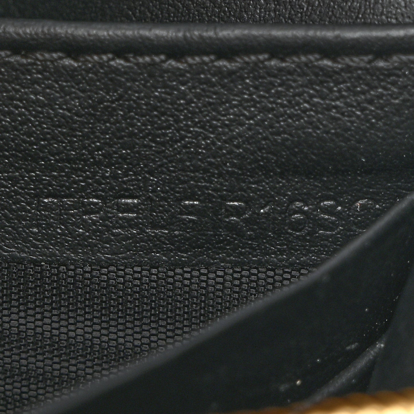 Derby Calfskin House Check Wallet On Chain Black