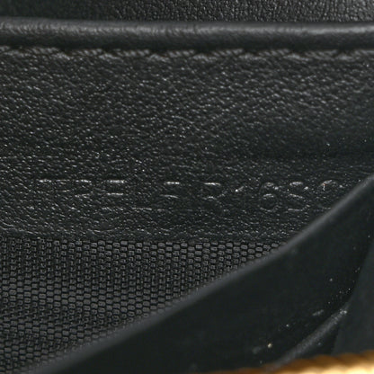 Burberry Derby Calfskin House Check Wallet On Chain Black 8 of 11