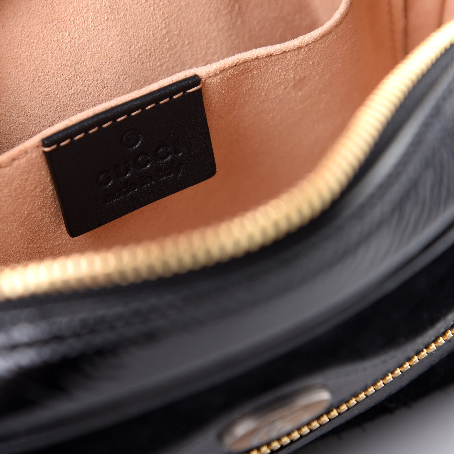 Suede Small Ophidia Belt Bag Black