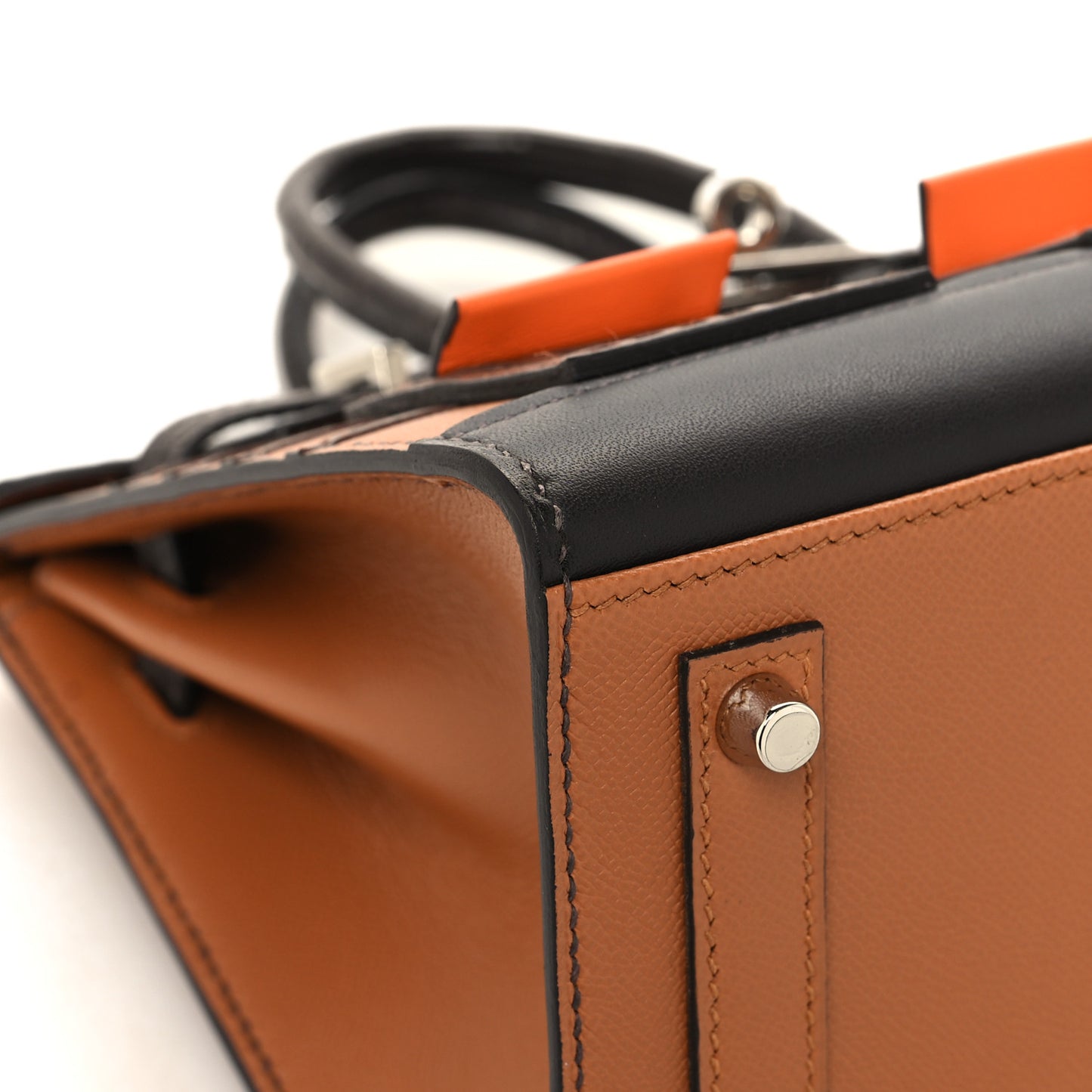 Madame Calfskin Matte Alligator Epsom Faubourg Day Birkin Sellier 20 Gold Ebene Orange