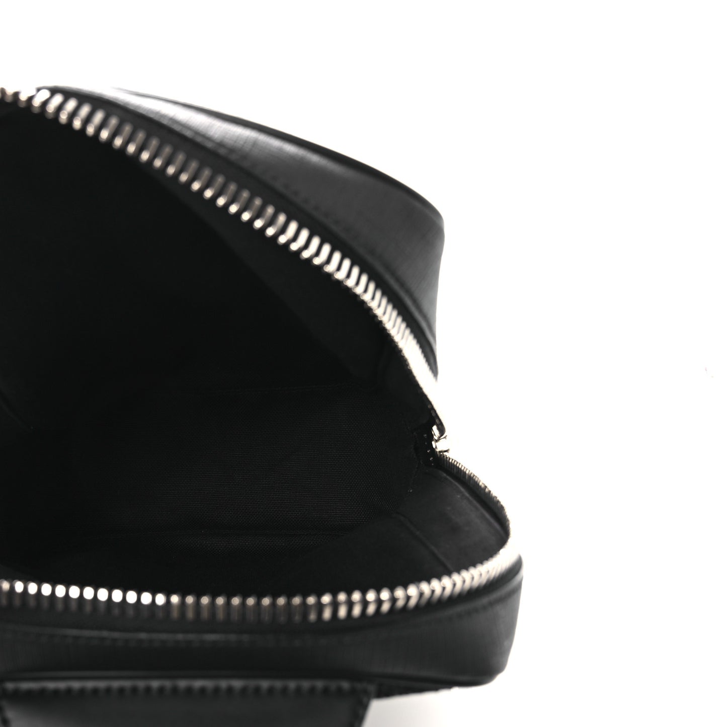 GG Supreme Monogram Web Belt Bag Black Grey