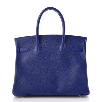 Hermes Epsom Birkin 30 Bleu Electrique 4 of 41