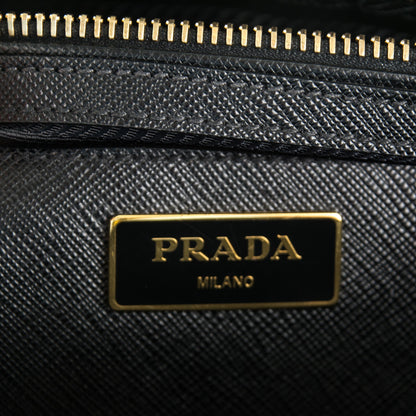 Prada Saffiano Medium Galleria Double Zip Tote Black 6 of 8