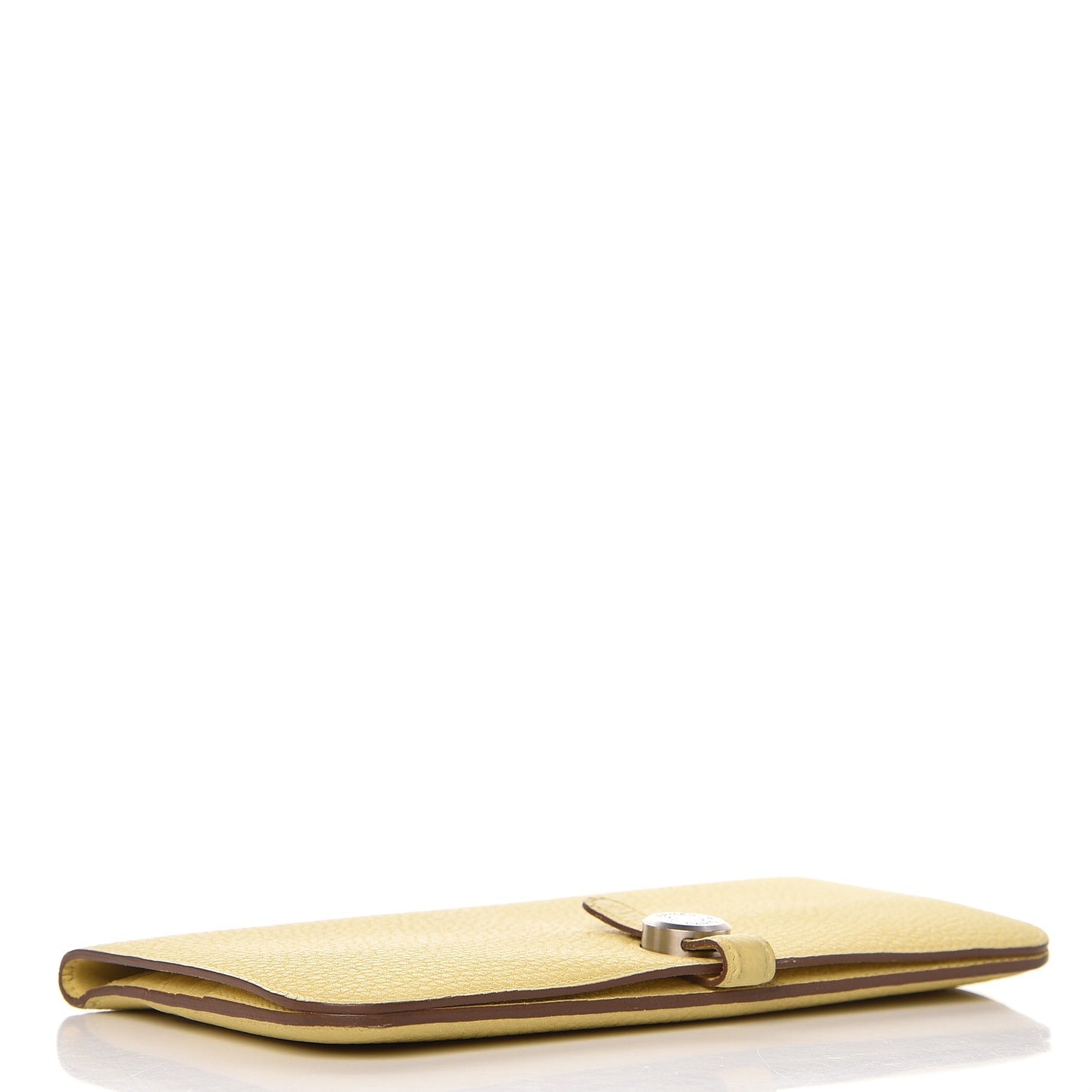 Togo Dogon Recto Verso Wallet Jaune Poussin