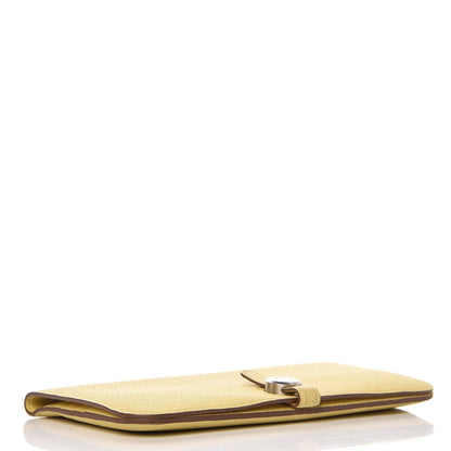 Hermes Togo Dogon Recto Verso Wallet Jaune Poussin 4 of 11