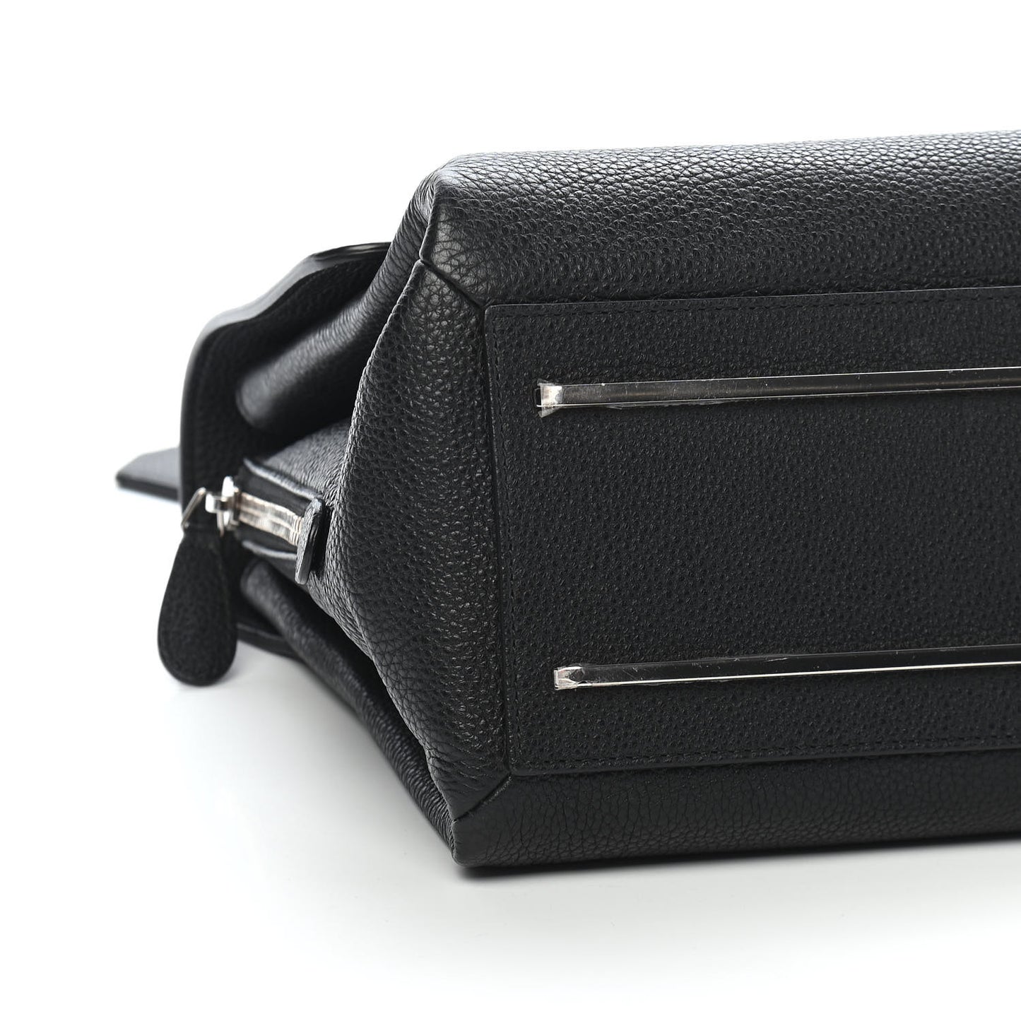 Grained Calfskin Le Dix Small Soft Cartable Black