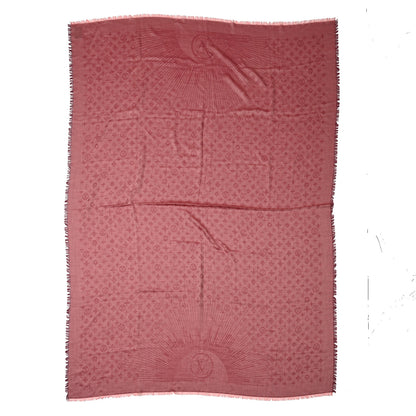 Louis Vuitton Cashmere Monogram Scarf Pink 1 of 3
