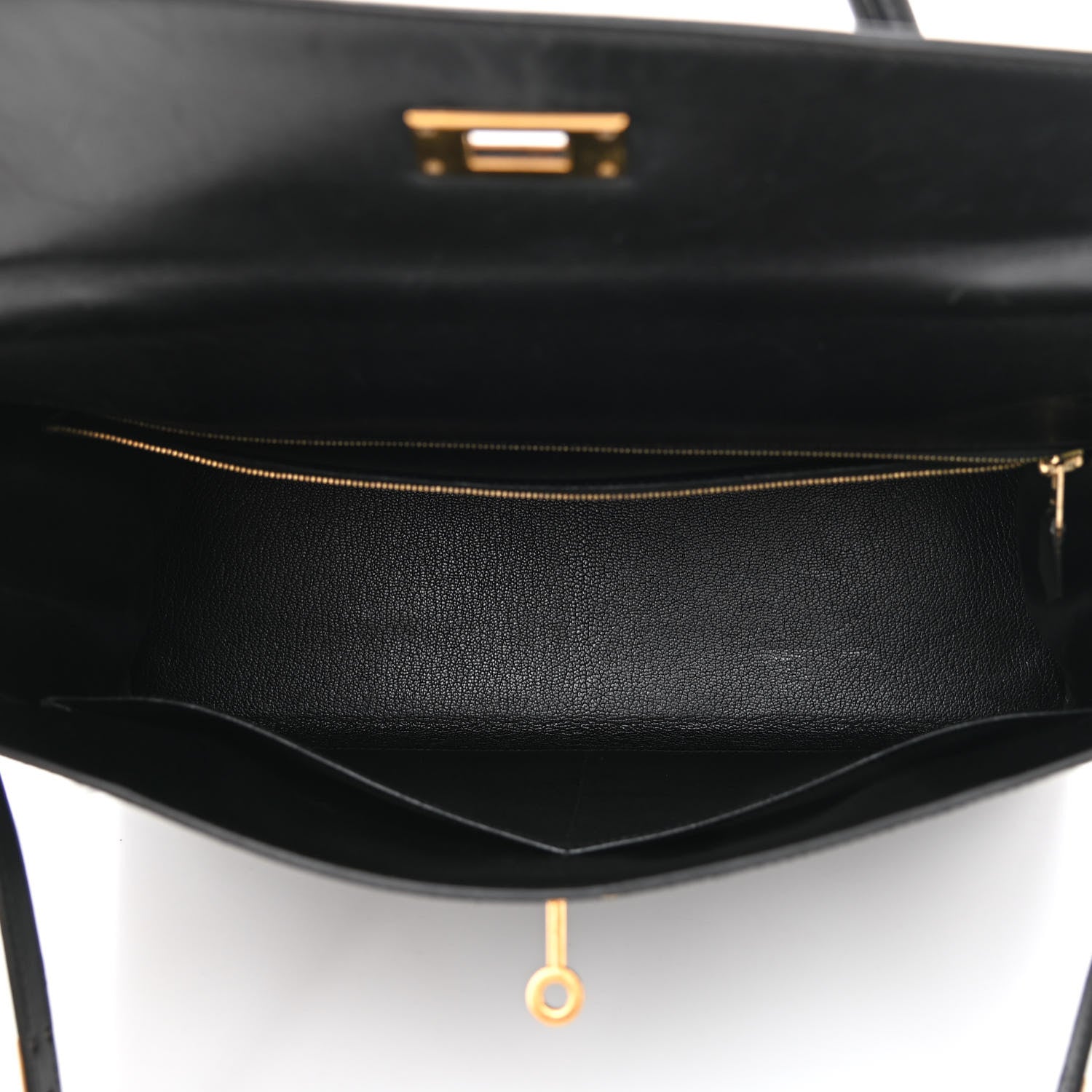 Hermes Box Kelly Retourne 35 Black 5 of 12