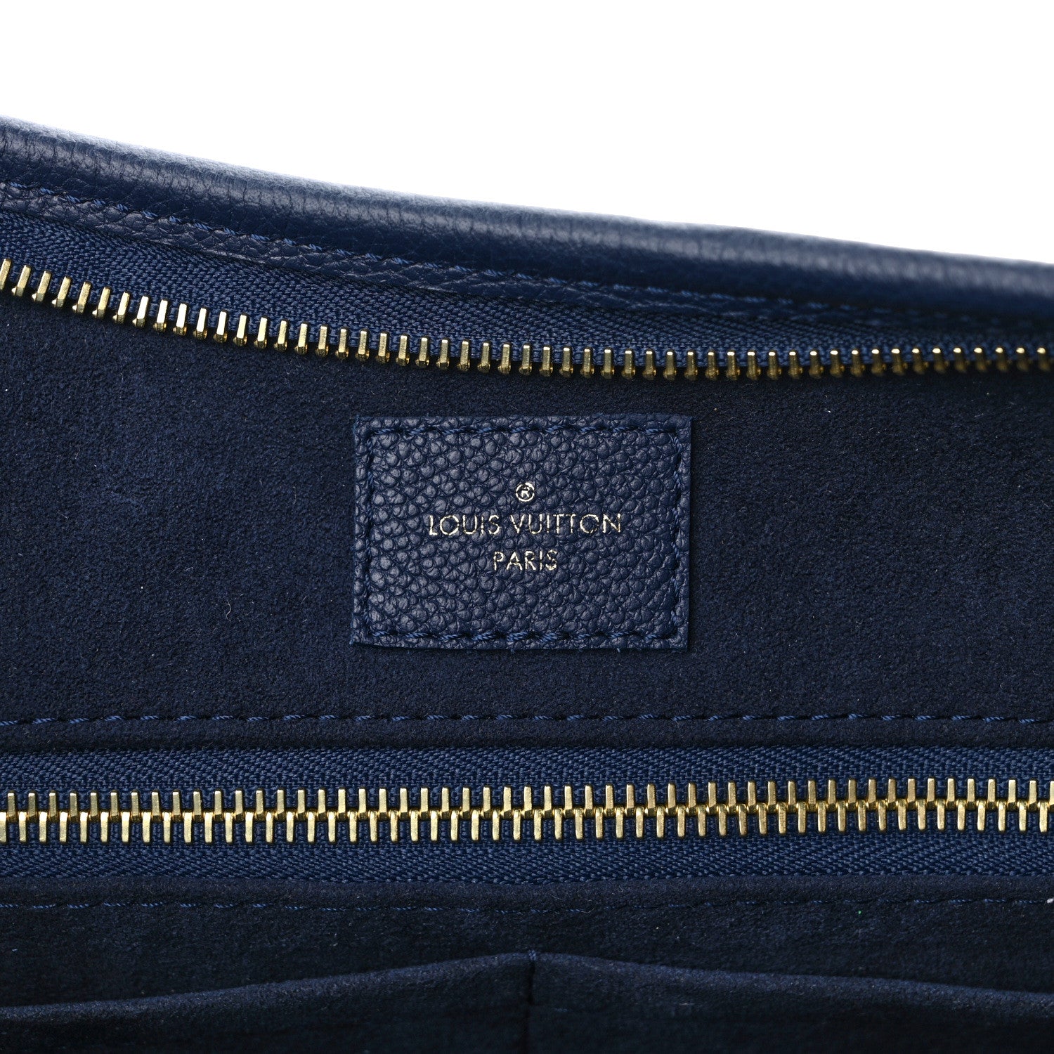 Louis Vuitton Empreinte Monogram Giant Carryall MM Navy 7 of 9