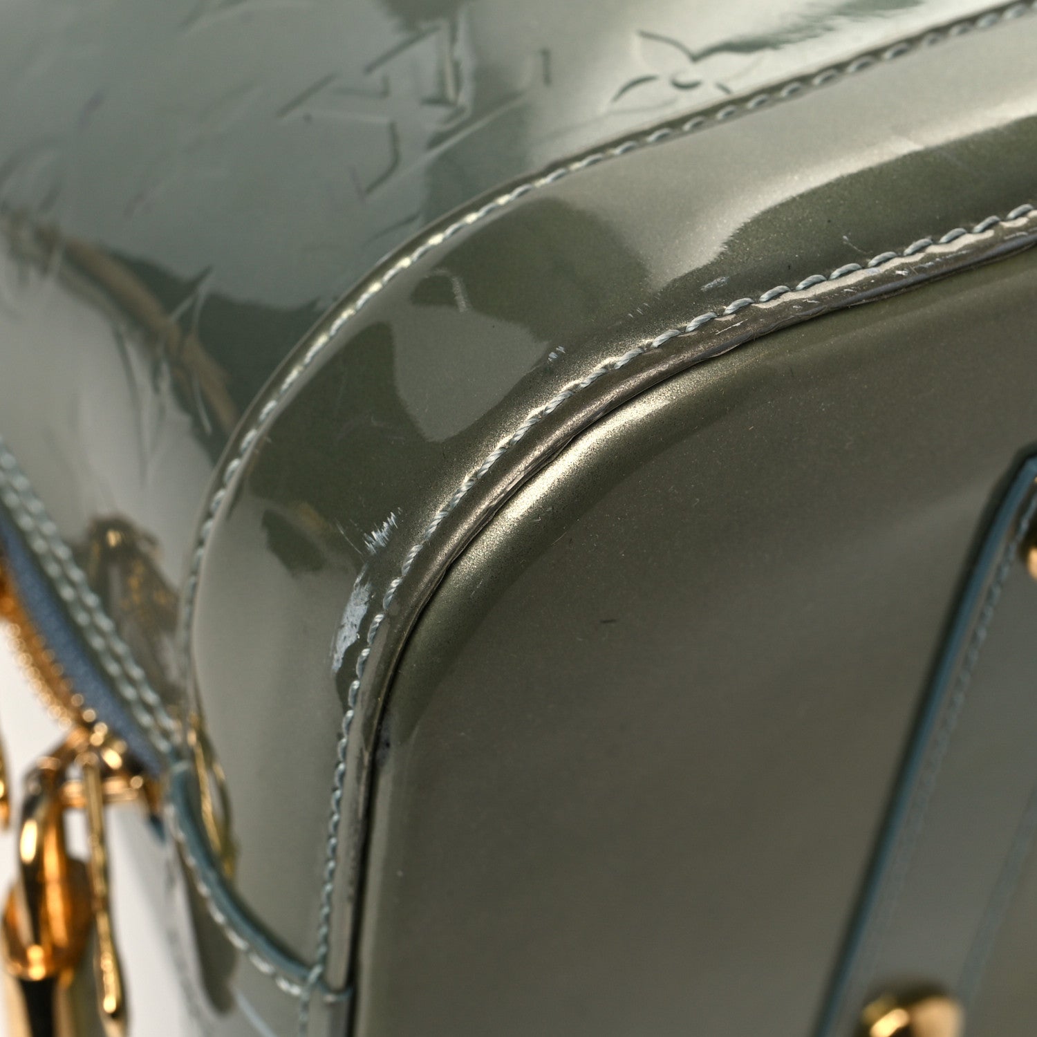 Louis Vuitton Vernis Alma GM Givre 8 of 12
