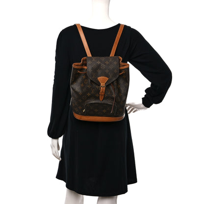 Louis Vuitton Monogram Montsouris MM Backpack 2 of 11