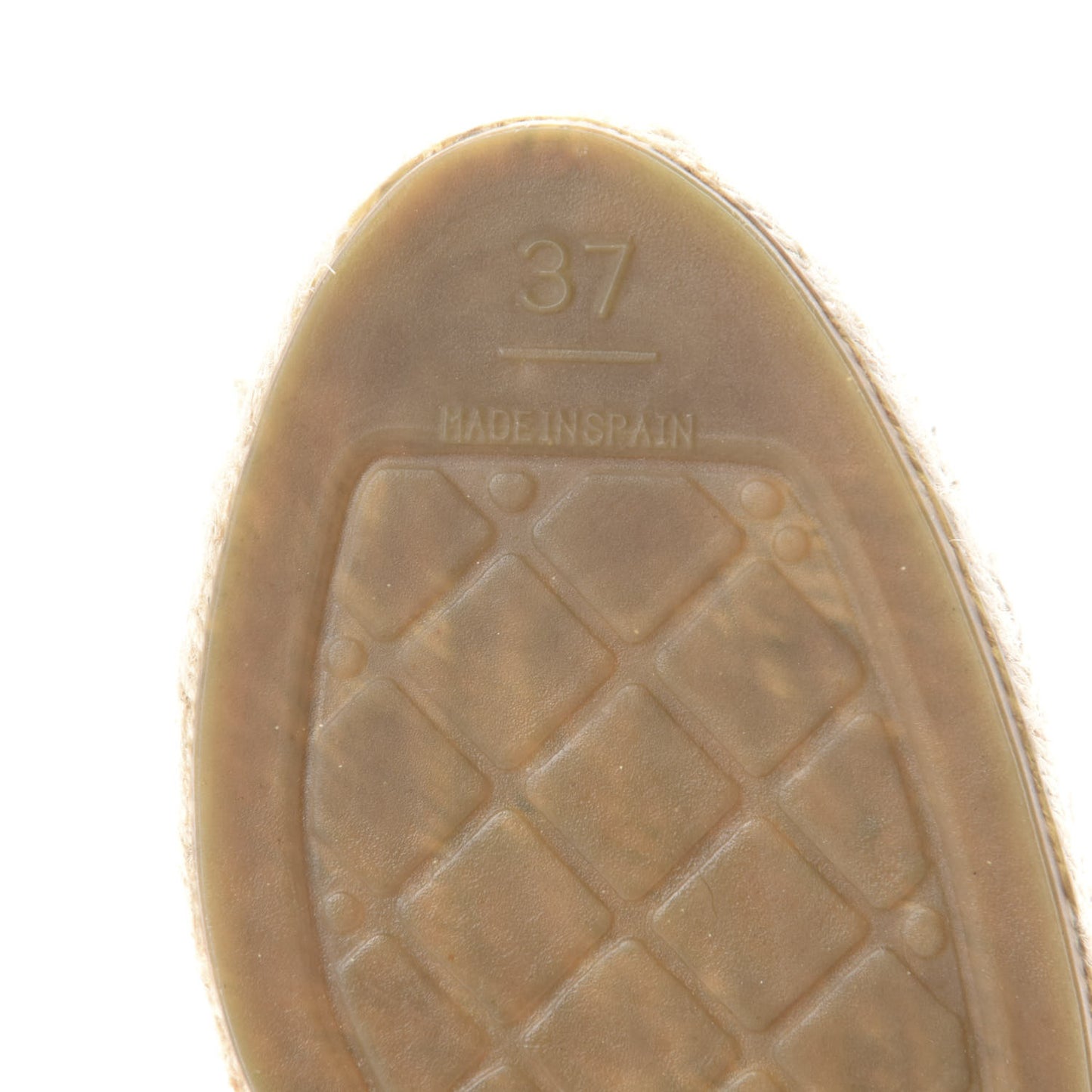Fabric Patent CC Espadrilles 37 Multicolor Black