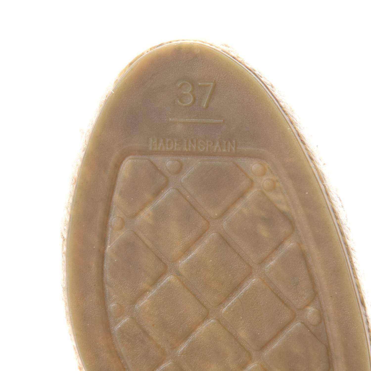 Chanel Fabric Patent CC Espadrilles 37 Multicolor Black 9 of 11