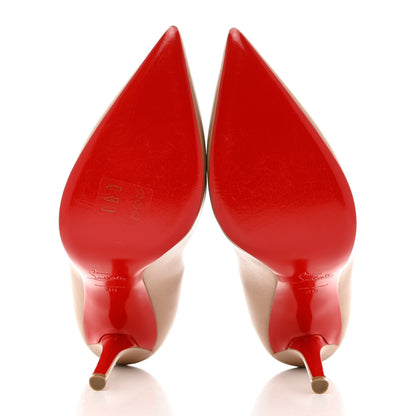 Christian Louboutin Nappa Apostrophy 100 Pumps 38 Nude 5 of 11