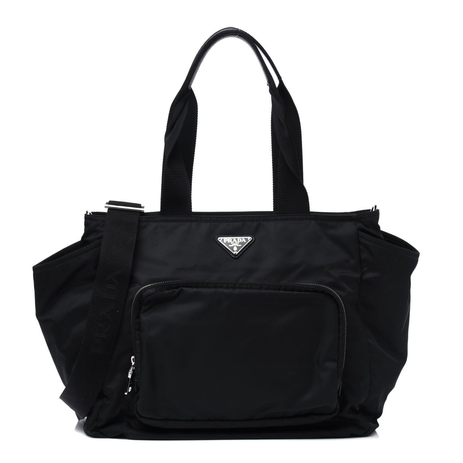 Prada Nylon Vela Baby Bag Black 1 of 14
