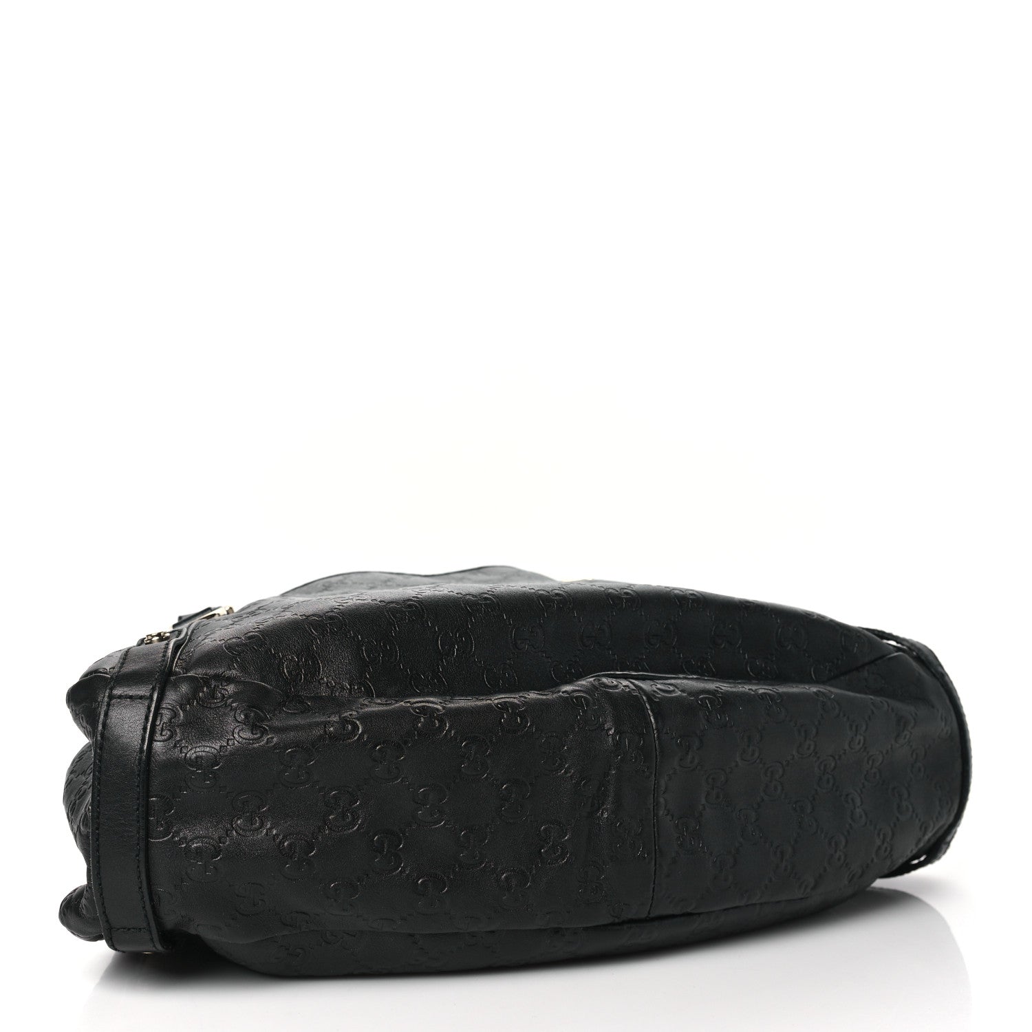 Gucci Guccissima Medium Abbey Shoulder Bag Black 4 of 11