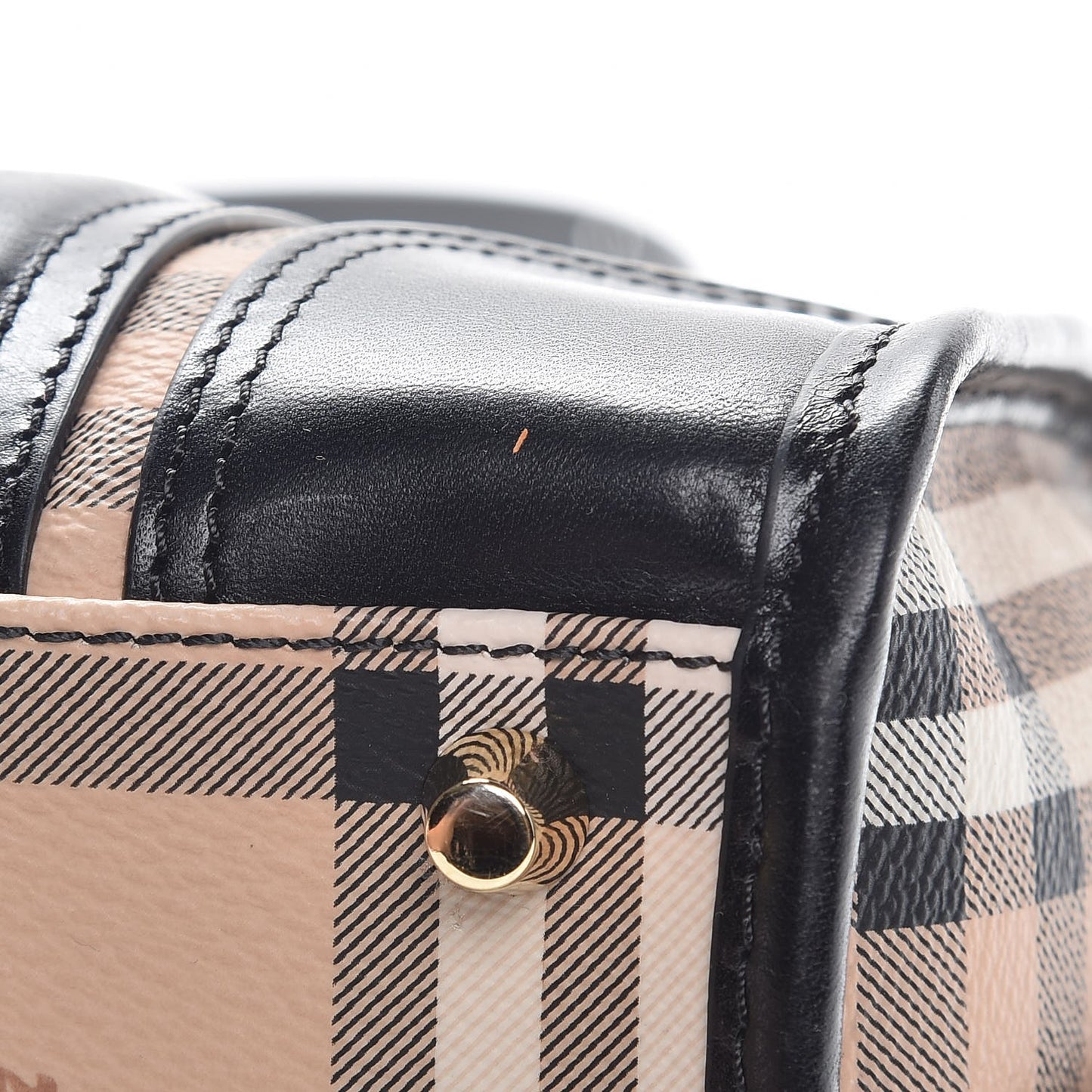 Haymarket Check Minford Portrait Tote Black