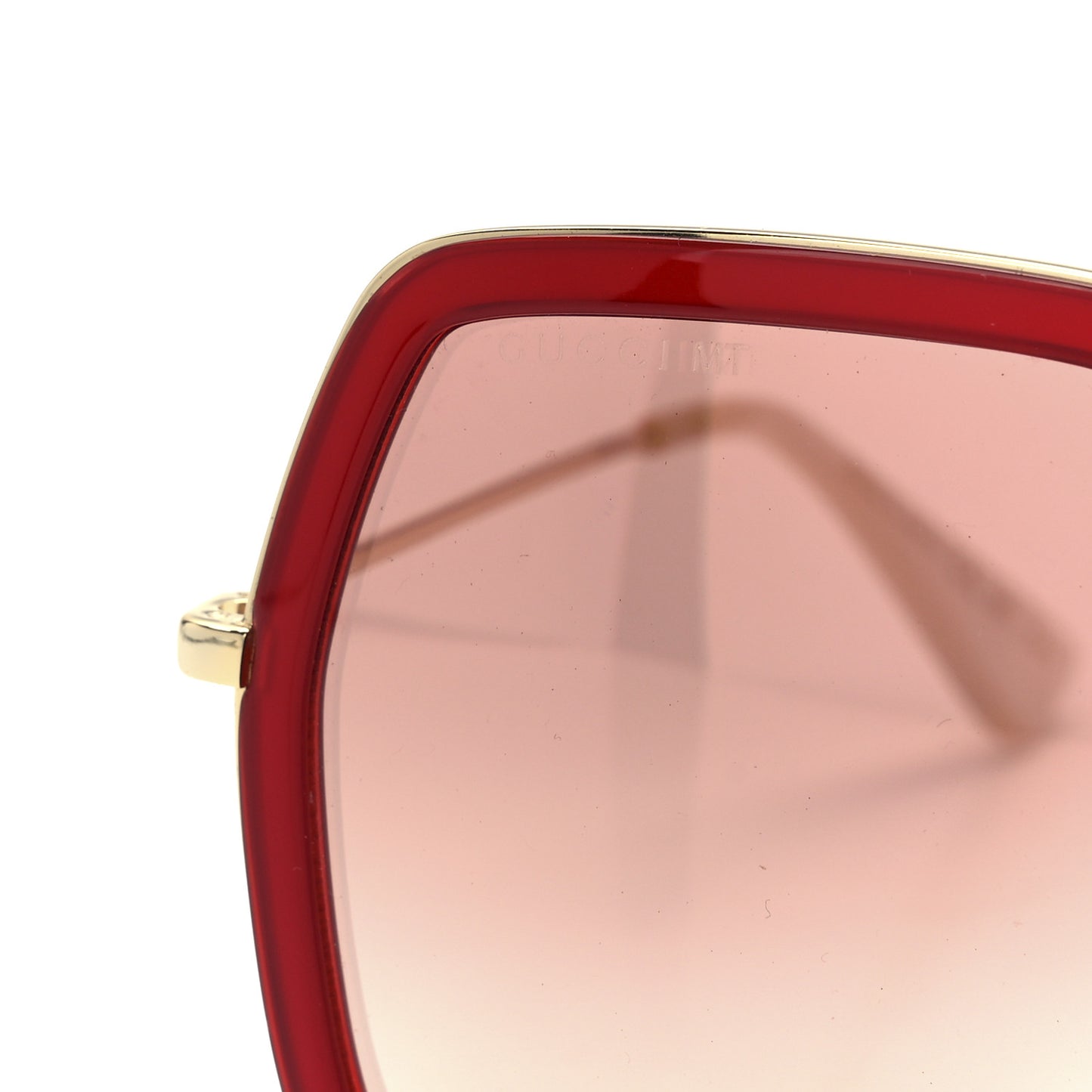 Acetate Oversize Square Frame GG0106S Red
