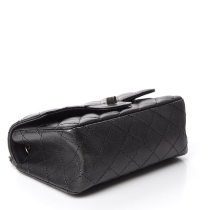 Chanel Goatskin Quilted 2.55 Reissue Mini Flap Dark Silver 4 of 11