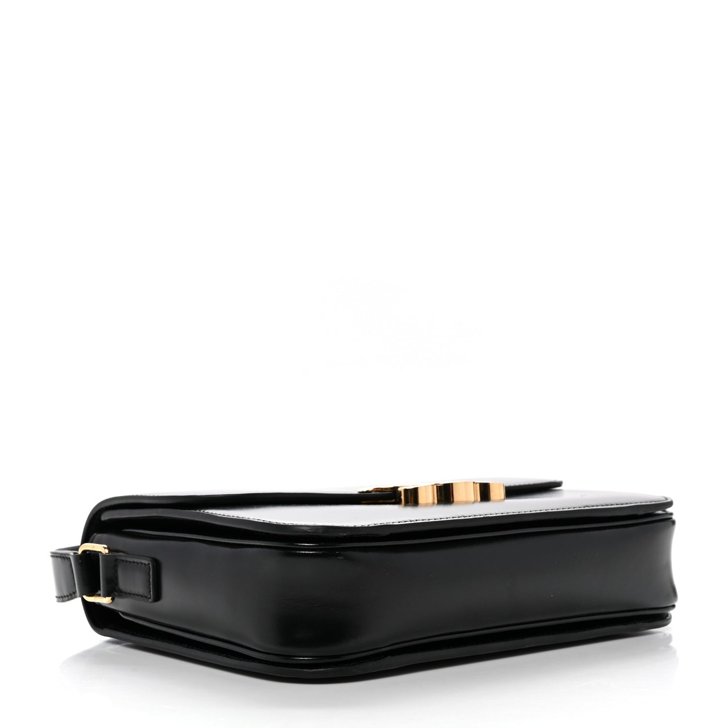 Shiny Calfskin Medium Triomphe Black