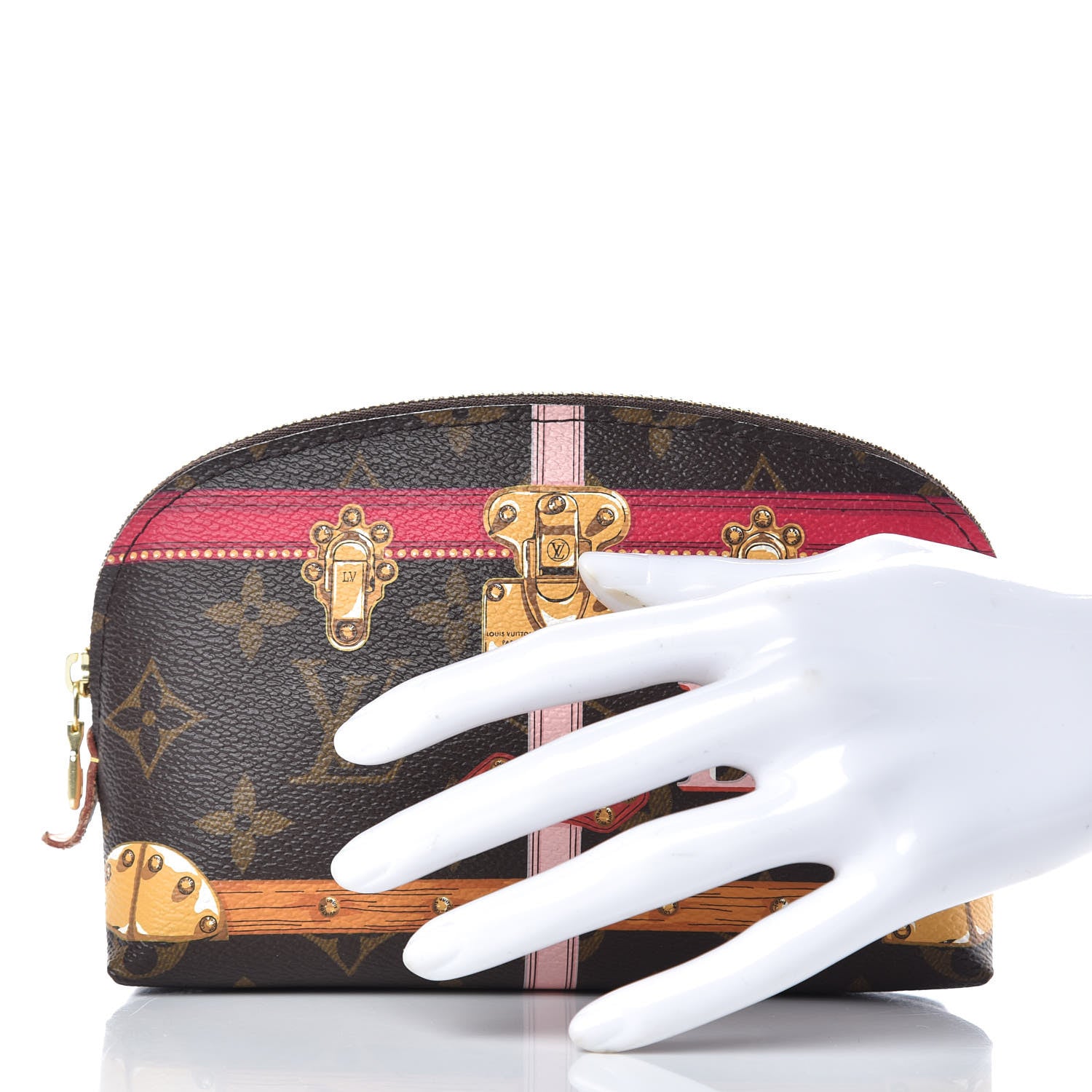 Louis Vuitton Monogram Summer Trunks Cosmetic Pouch PM 2 of 8