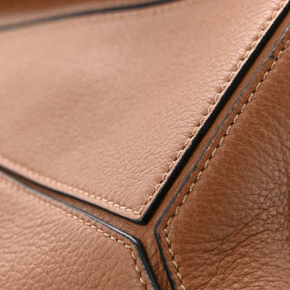 Loewe Calfskin Small Puzzle Bag Tan 10 of 11