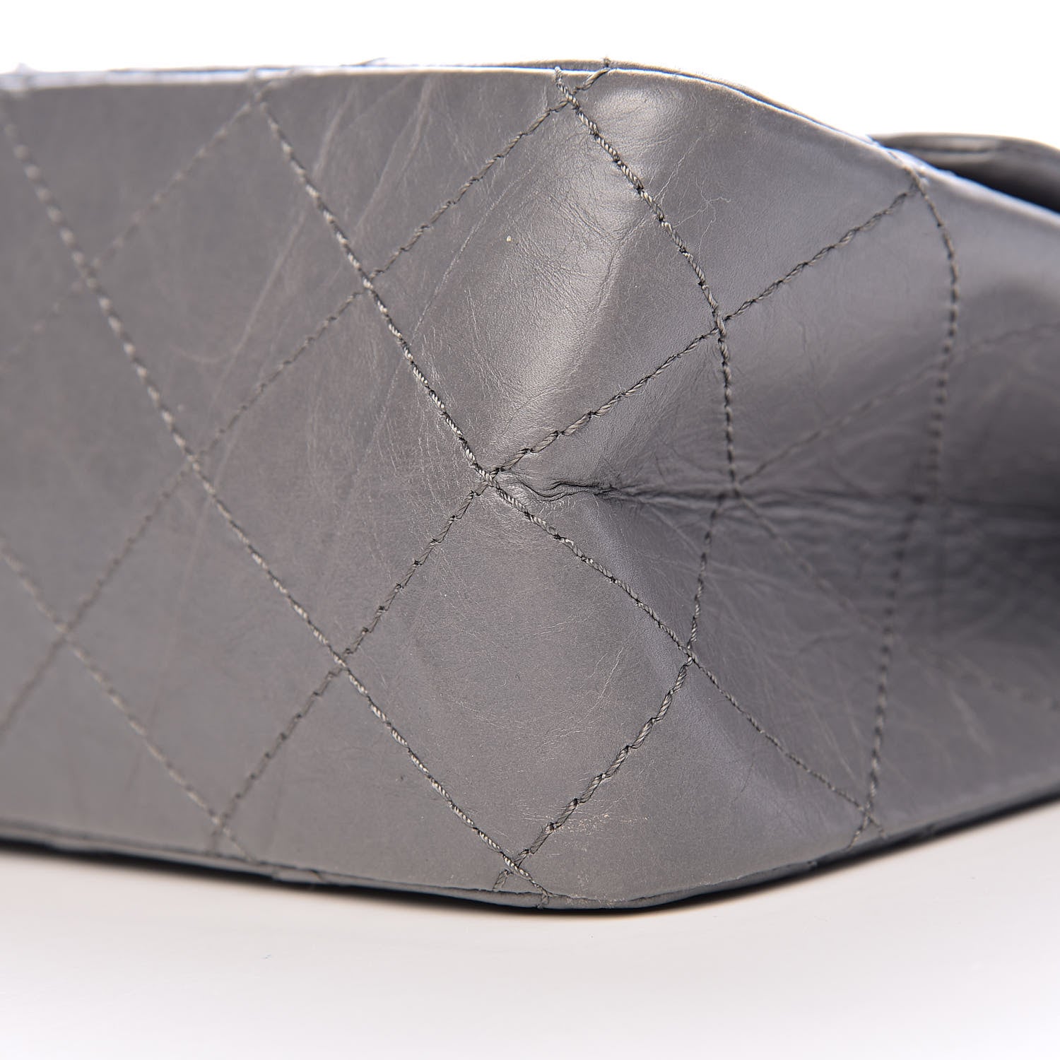 Chanel Aged Calfskin Quilted 2.55 Reissue 227 Flap Grey 11 of 12